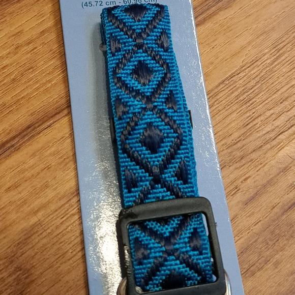 🙃6/$10 Blue Dog Collar Size Large - Picture 2 of 3